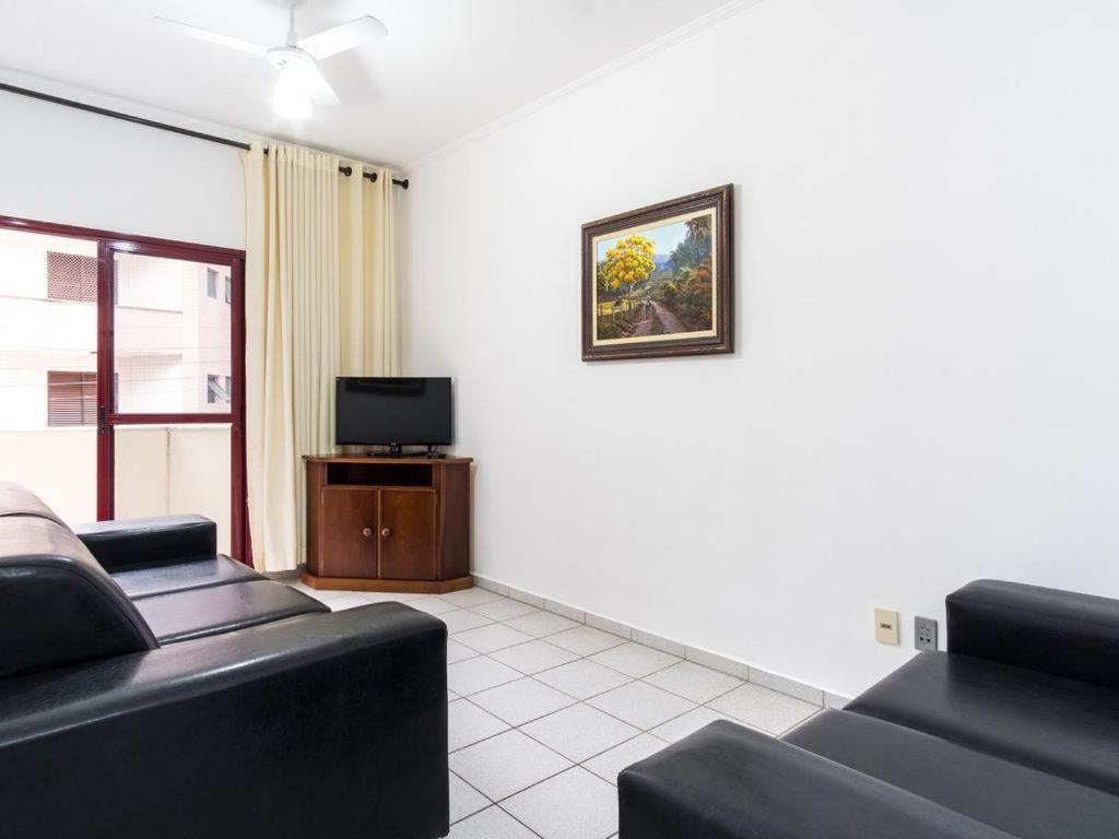 Apartamento Espacoso Com Ar Condicionado E Wi-Fi, A 100 Metros Da Praia - Edificio Estoril Ubatuba Ngoại thất bức ảnh